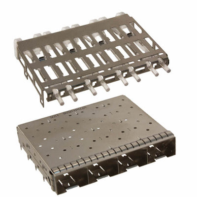 U77-C441M-2081 by Amphenol ICC (Commercial Products) - CONNECTOR SFP+ CAGE 1X4 PRESS-FIT R/A