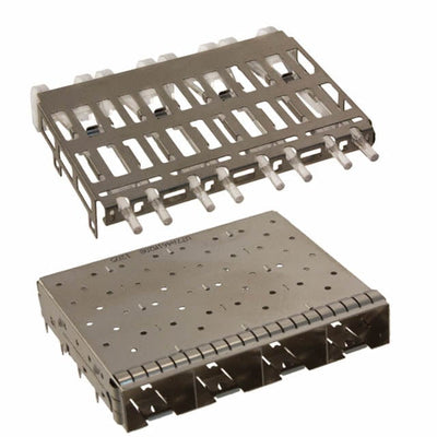 U77-C461M-2081 by Amphenol ICC (Commercial Products) - CONNECTOR SFP+ CAGE 1X4 PRESS-FIT R/A
