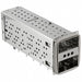 U90-B105-4071-110 by Amphenol ICC (Commercial Products) - CONNECTOR QSFP+ RCP W/CAGE 2X1 76P RA