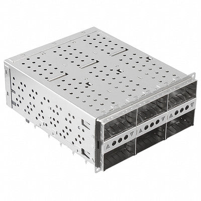 U90-B305-4081-100 by Amphenol ICC (Commercial Products) - CONNECTOR QSFP+ RCPT CAGE 2X3 228P RA