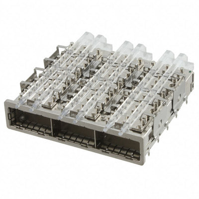 U90-G351-101A by Amphenol ICC (Commercial Products) - CONNECTOR QSFP CAGE 1X3 W/HSINK R/A