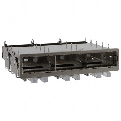 U90-G351-103A by Amphenol ICC (Commercial Products) - CONNECTOR QSFP CAGE 1X3 W/HSINK R/A