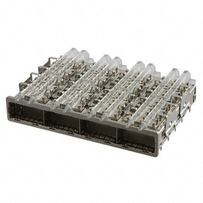 U90-G451-101A by Amphenol ICC (Commercial Products) - CONNECTOR QSFP CAGE 1X4 W/HSINK R/A