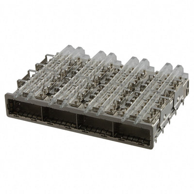 U90-G461-103A by Amphenol ICC (Commercial Products) - CONNECTOR QSFP CAGE 1X4 W/HSINK R/A