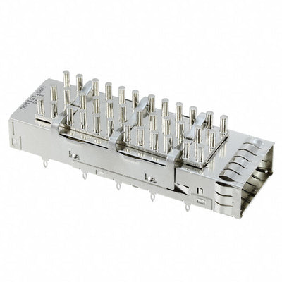 U95-T151-100A by Amphenol ICC (Commercial Products) - CONNECTOR QSFP+ CAGE W/HSINK PRESS RA