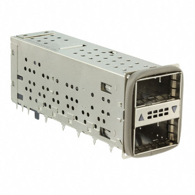 U95-Z105-4081-141 by Amphenol ICC (Commercial Products) - CONNECTOR QSFP+ RCP W/CAGE 2X1 76P RA