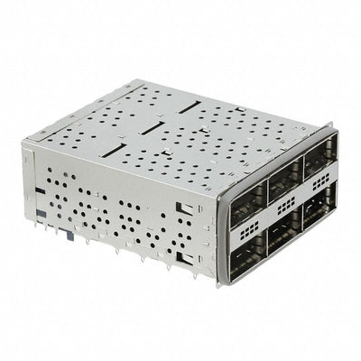 U95-Z305-4071-141 by Amphenol ICC (Commercial Products) - CONNECTOR QSFP+ RCPT CAGE 2X3 228P RA