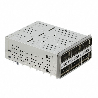 U95-Z305-4081-141 by Amphenol ICC (Commercial Products) - CONNECTOR QSFP+ RCPT CAGE 2X3 228P RA
