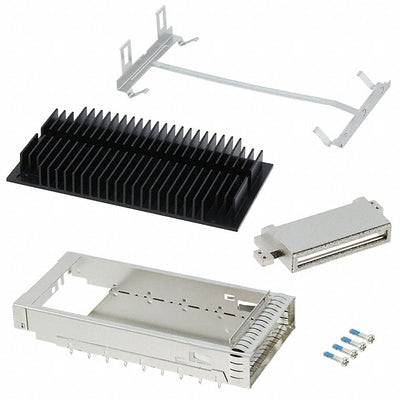 U98-B121-1001 by Amphenol ICC (Commercial Products) - CONNECTOR CFP2 CAGE W/HSINK PRESS RA