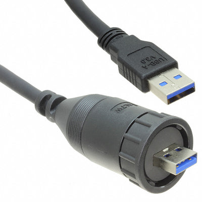 UA30FL-NAML-LB002 by Amphenol LTW - CABLE A PLUG-A PLUG W/COUPL 6.56