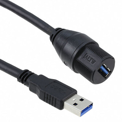 UA30ML-NAML-SB003 by Amphenol LTW - CABLE A RCPT-A PLUG W/COUPL 9.84