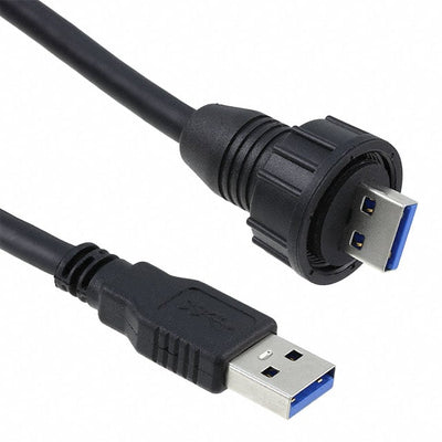 UA30FL-NAML-SB002 by Amphenol LTW - CABLE A PLUG-A PLUG W/COUPL 6.56