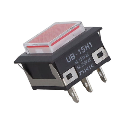 UB15KKW015C-JC by NKK Switches - PUSH SWITCH BUTTON SPDT 5A 125V