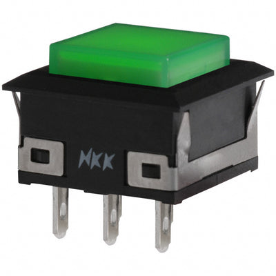 UB15KKW015F-FF by NKK Switches - PUSH SWITCH BUTTON SPDT 5A 125V