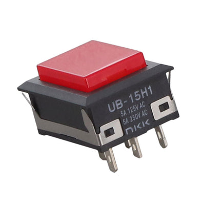 UB15NKW015C-CC by NKK Switches - PUSH SWITCH BUTTON SPDT 5A 125V