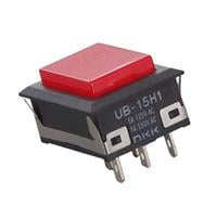 UB15NKW015C-CC by NKK Switches - PUSH SWITCH BUTTON SPDT 5A 125V