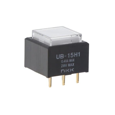 UB15SKG035C-JJ by NKK Switches - PUSH SWITCH SPDT 0.4VA 28V