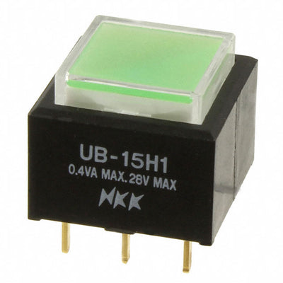 UB15SKG035F-JF by NKK Switches - PUSH SWITCH SPDT 0.4VA 28V