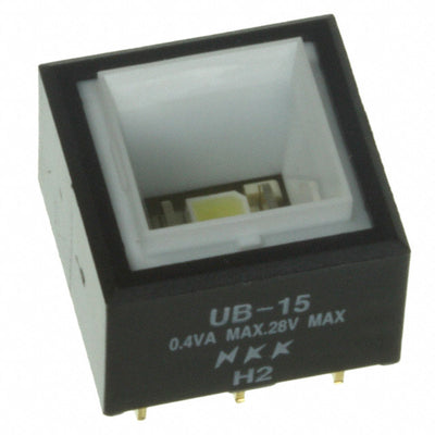 UB15SKG036B by NKK Switches - PUSH SWITCH SPDT 0.4VA 28V