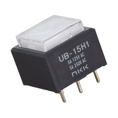UB15SKW035D-JJ by NKK Switches - PUSH SWITCH BUTTON SPDT 5A 125V