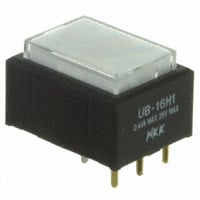 UB16RKG035F-JB by NKK Switches - PUSH SWITCH SPDT 0.4VA 28V