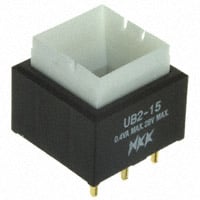 UB215SKG03N by NKK Switches - PUSH SWITCH SPDT 0.4VA 28V