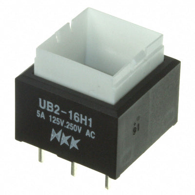 UB216SKW035F by NKK Switches - PUSH SWITCH BUTTON SPDT 5A 125V
