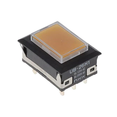 UB26NKW015D-JD by NKK Switches - PUSH SWITCH BUTTON DPDT 5A 125V