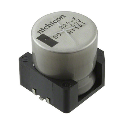 UBC1H221MNS1MS by Nichicon - ALUMIN CAP 220UF 20% 50V SMD