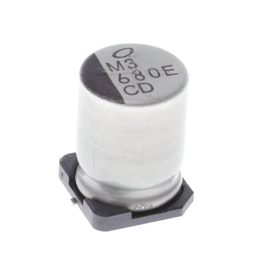 UCD1E681MNL1GS by Nichicon - ALUMIN CAP 680UF 20% 25V SMD