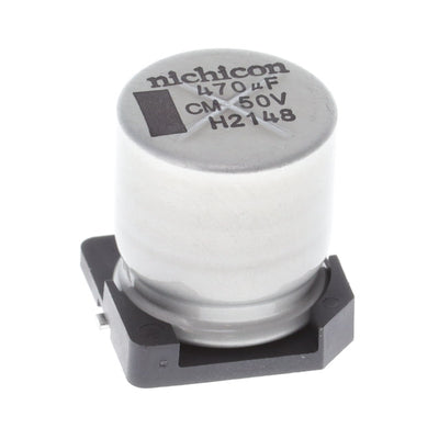 UCM1H471MNJ1MS by Nichicon - ALUMIN CAP 470UF 20% 50V SMD