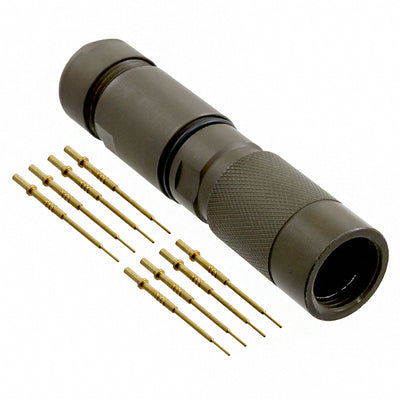 UCOM-10G+ PTCGGA by Amphenol Socapex - CONNECTOR PLUG MALE 8POS GOLD CRIMP