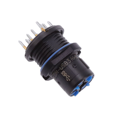 UCOMUSB3RPB by Amphenol Socapex - CONNECTOR RECPT FMALE 8POS SOLDER