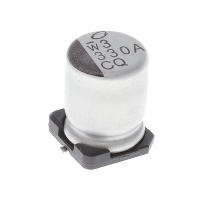 UCQ1A331MCL1GS by Nichicon - ALUMIN CAP 330UF 20% 10V SMD