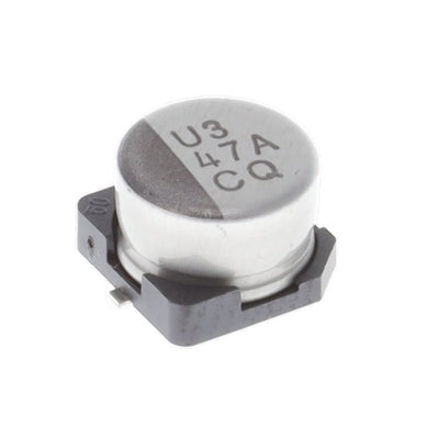 UCQ1A470MCL1GB by Nichicon - ALUMIN CAP 47UF 20% 10V SMD