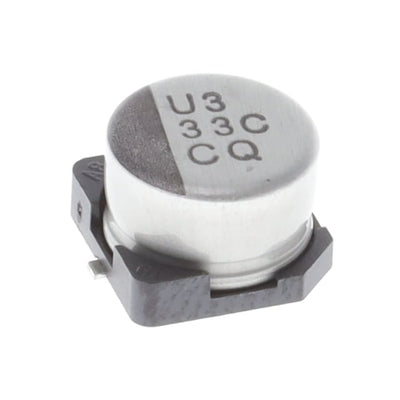 UCQ1C330MCL1GB by Nichicon - ALUMIN CAP 33UF 20% 16V SMD