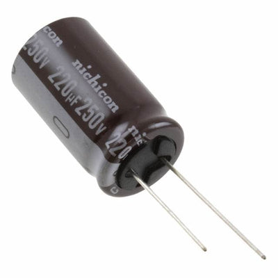 UCY2E221MHD3 by Nichicon - ALUMIN CAP 220UF 20% 250V RADIAL