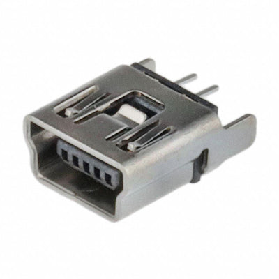 UE25BE5510H by Amphenol ICC (Commercial Products) - CONNECTOR RECPT MINI USB B 5POS VERT