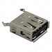 UE27AE54100 by Amphenol ICC (Commercial Products) - CONNECTOR RECPT USB2.0 TYPEA 4POS VERT