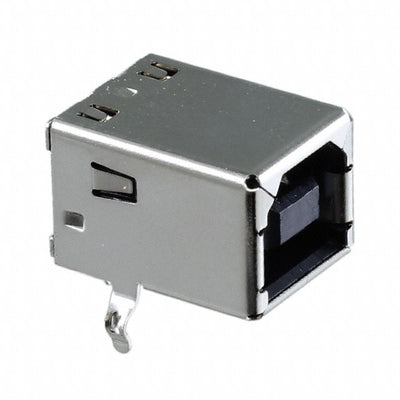 UE27BC54130 by Amphenol ICC (Commercial Products) - CONNECTOR RECPT USB2.0 TYPEB 4POS R/A