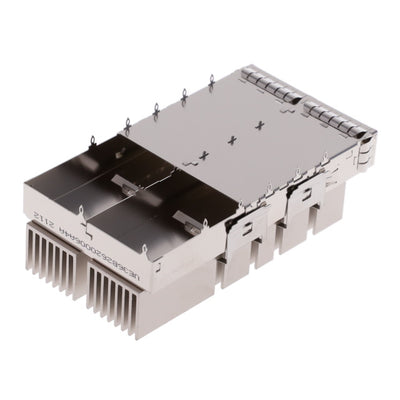 UE36-B26200-06A4A by Amphenol ICC (Commercial Products) - QSFP DD CAGE 1X2 W/ HS FIN PIN H