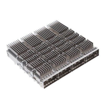 UE36-B46200-06A3A by Amphenol ICC (Commercial Products) - QSFP DD CAGE 1X4 W/ HS FIN PIN H