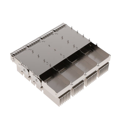 UE36-B46200-06A4A by Amphenol ICC (Commercial Products) - QSFP DD CAGE 1X4 W/ HS FIN PIN H