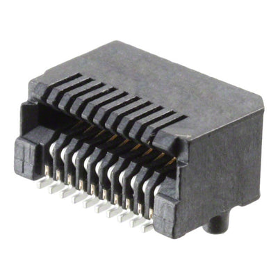 UE76-A20-3000T by Amphenol ICC (Commercial Products) - CONNECTOR SFP+ RCPT 20POS SLD R/A SMD
