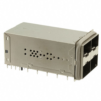 UE86-3G2420-00361 by Amphenol ICC (Commercial Products) - CONNECTOR SFP RCPT W/CAGE 2X2 80P R/A