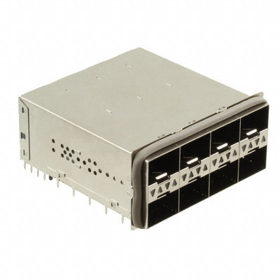 UE86-3G4420-10361 by Amphenol ICC (Commercial Products) - CONNECTOR SFP RCPT W/CAGE 2X4 160P RA