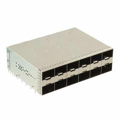 UE86-3G6620-00361 by Amphenol ICC (Commercial Products) - CONNECTOR SFP RCPT W/CAGE 2X6 240P RA