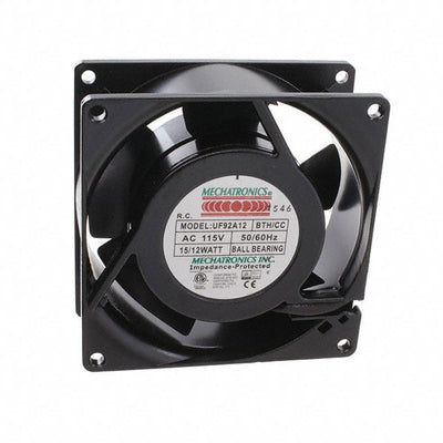 UF92A12-BTHR-CC by Mechatronics Fan Group - FAN AXIAL 92X38MM 115VAC TERM
