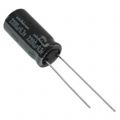 UHM0J222MPD by Nichicon - ALUMIN CAP 2200UF 20% 6.3V RADIAL