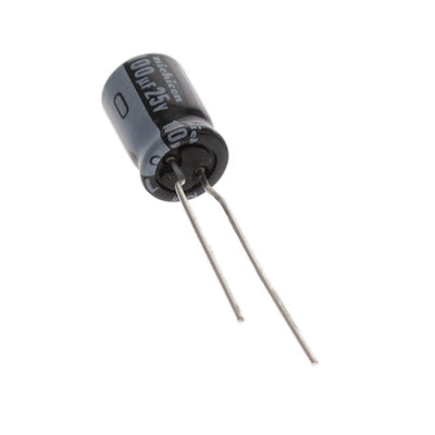 UKL1E101KPD1TA by Nichicon - ALUMIN CAP 100UF 10% 25V RADIAL